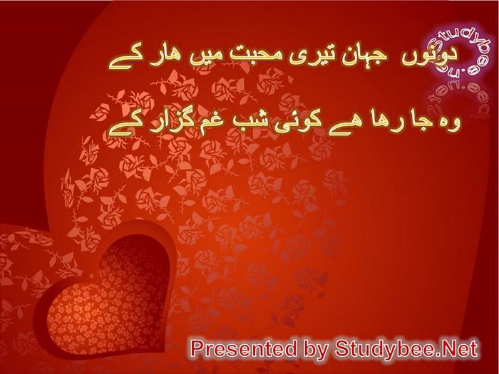 Donon jahan tery mohabat main har kay wo jaraha hy koi shab e gham guzar k(Faiz Ahmed Faiz)