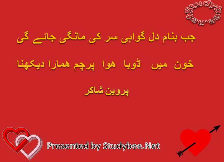 Jab banam dil gawahy sar ky mangy jaye gy khoon main dooba huwa parcham hamara dekhna