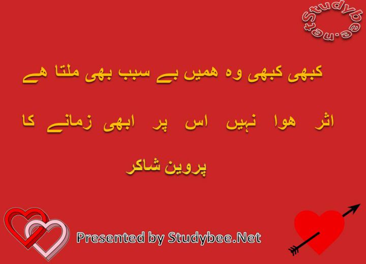Kabhi kabhi wo hamen be sabab bhi milta hy asar huwa nhy us par abhi zamany ka