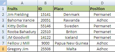 MS Excel Wildcard and Vlookup-1
