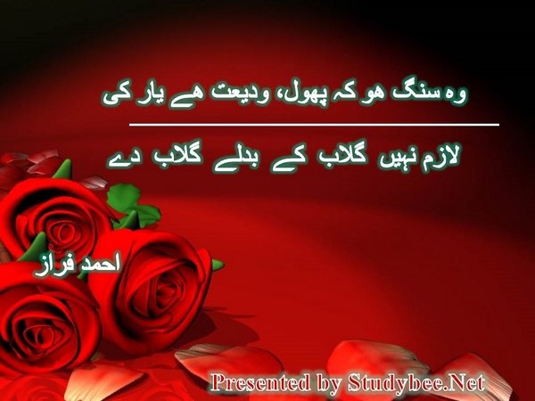 gulab shayari urdu