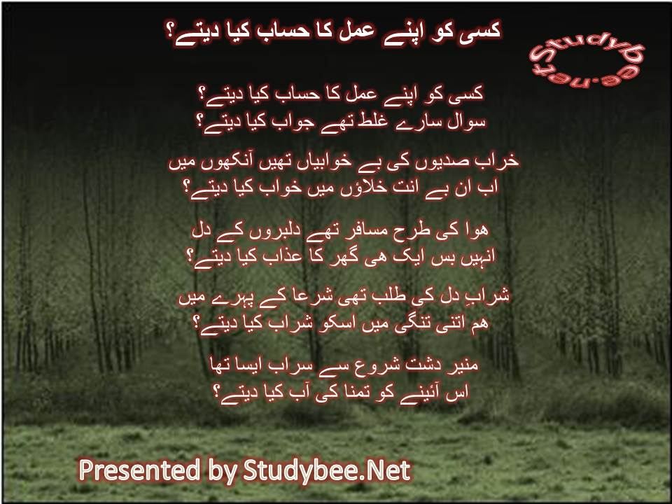 Kisy Ko Apnay Amal Ka Hisab Kya Detay