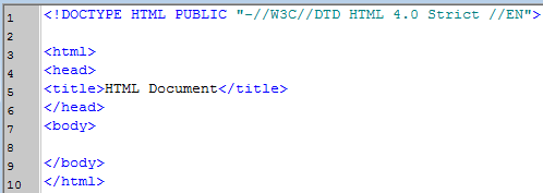 HTML code