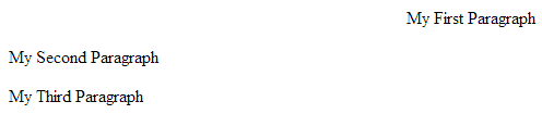 HTML Paragraph alignment and floating