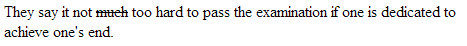 Strikethrough HTML Formatting