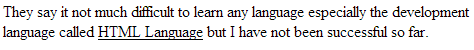 Underline Text HTML Code