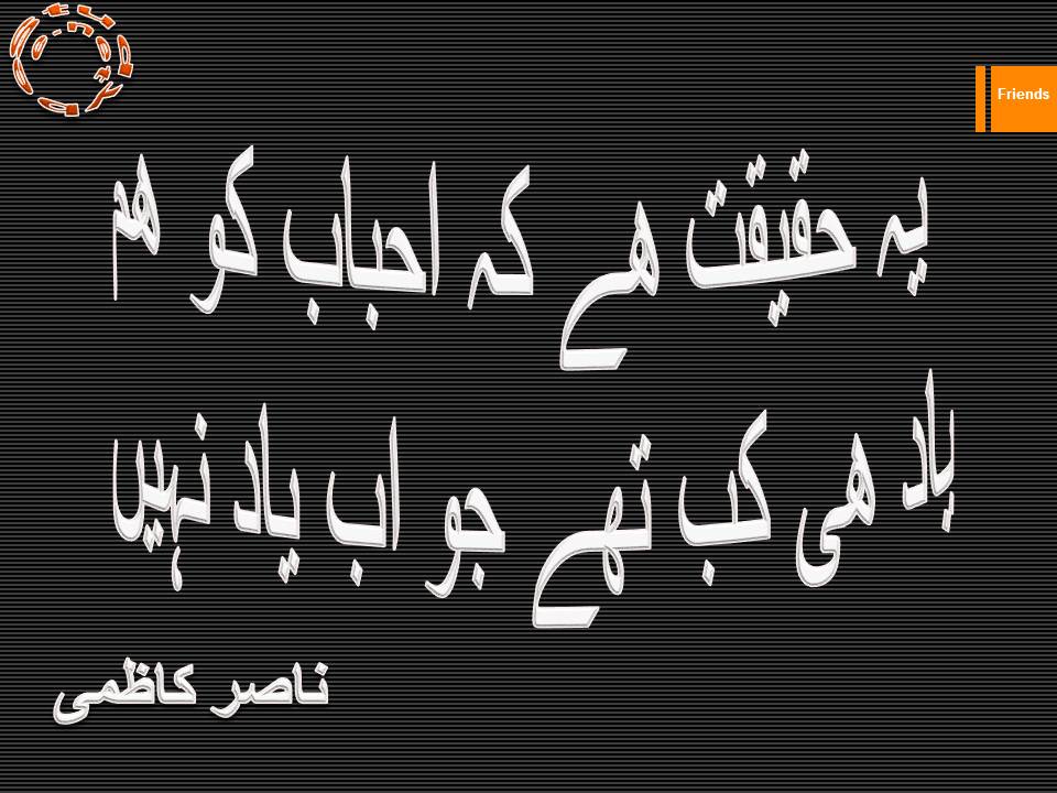 Ye haqeeqat hy ke ahbab ko ham, yad he kab thay jo ab yad nahi