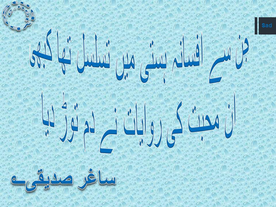 Jin se afsana hasti main tasalsul tha kabhi, un mohabat ki rawayat ne dam tor dia